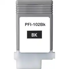 TB Blekkpatron PFI-102 Sort (130ml), erstatter Canon PFI-102BK/0895B001