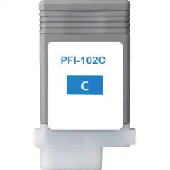 TB Blekkpatron PFI-102 Cyan (130ml), erstatter Canon PFI-102C/0896B001