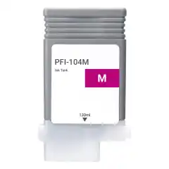 TB Blekkpatron PFI-104 Magenta (130ml), erstatter Canon PFI-104M/3631B001