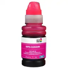 TB Blekkpatron GI-590 Magenta (70ml), erstatter Canon GI-590M/1605C001