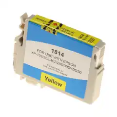 TB Blekkpatron 18XL Gul Høykapasitet (9.6ml), erstatter Epson C13T18144010