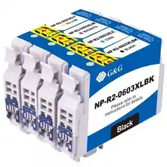 TB Blekkpatron Pakke 603XL Sort/CMY Høykapasitet (8.9ml/3x4ml), erstatter Epson C13T03A64020