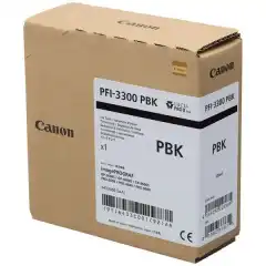 Canon Blekkpatron PFI-3300PBK Foto Sort (330ml)