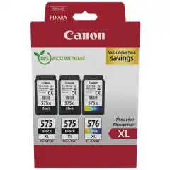Canon Blekkpatron Pakke 2xPG-575XL/CL-576XL 2xSort/Farge Høykapasitet (2x15/12.6ml)