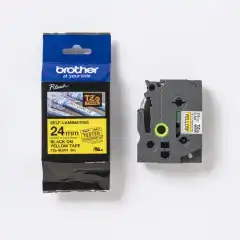 Brother Tape TZE-SL651 Sort på Gul 24mm