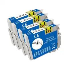 TB Blekkpatron Pakke No.502XL Sort/CMY Høykapasitet (13.2ml/3x10.2ml), erstatter Epson C13T02W64010