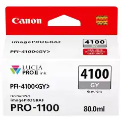 Canon Blekkpatron PFI-4100GY Grå (80ml)