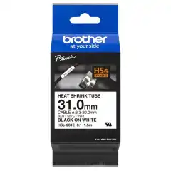 Brother Krympestrømpe HSe-261E Sort på Hvit 31mm
