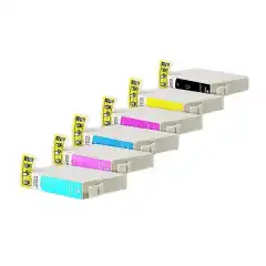 TB Blekkpatron Pakke T0807 Sort/CMY/LC/LM (6x11.4ml), erstatter Epson C13T08074010