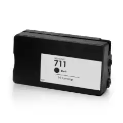 TB Blekkpatron 711XL Sort Høykapasitet (73ml), erstatter HP CZ133A