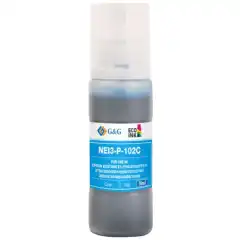 TB Blekkpatron No.102 Cyan EcoTank (70ml), erstatter Epson C13T03R240