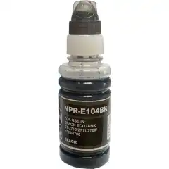 TB Blekkpatron No.104 Sort EcoTank (70ml), erstatter Epson C13T00P140