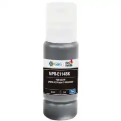 TB Blekkpatron No.114 Sort EcoTank (70ml), erstatter Epson C13T07A140
