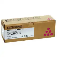 Ricoh Toner Magenta SPC360HE Høykapasitet (5.000 sider)