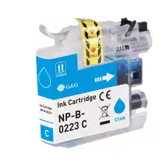 TB Blekkpatron LC-223 Cyan (9ml), erstatter Brother LC223C