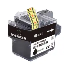 TB Blekkpatron LC-422 Sort Høykapasitet (69ml), erstatter Brother LC422XLBK