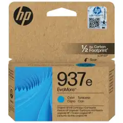 HP Blekkpatron No.937E Cyan EvoMore (1.650 sider)