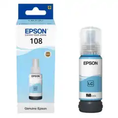 Epson Blekkpatron No.108 Lys Cyan EcoTank (70ml)
