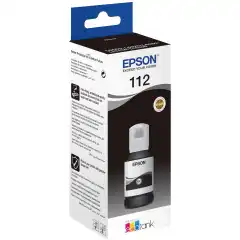 Epson Blekkpatron No.112 Sort EcoTank (127ml) (7.500 sider)