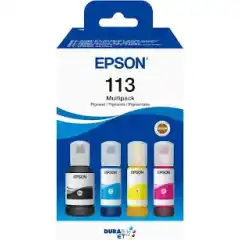 Epson Blekkpatron Pakke No.113 Sort/CMY EcoTank (127ml/3x70ml)