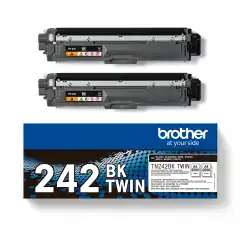 Brother Toner TN-242BK Sort 2stk (2x2.500 sider)