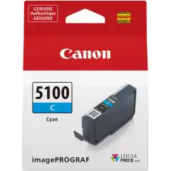 Canon Blekkpatron PFI-5100C Cyan (842 sider)