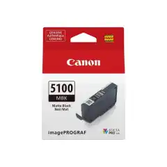 Canon Blekkpatron PFI-5100MBK Matt Sort (1.679 sider)