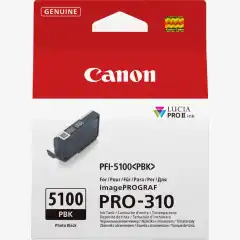 Canon Blekkpatron PFI-5100PBK Foto Sort (450 sider)