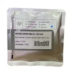 Sharp Developer Cyan MX-61GVCA (300.000 sider)