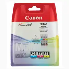 Canon Blekkpatron Pakke CLI-521 CMY (3x9ml)