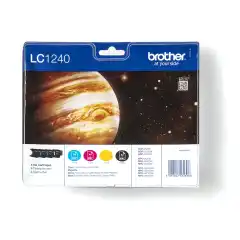 Brother Blekkpatron Pakke LC-1240 Sort/CMY (4x600 sider)