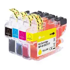 TB Blekkpatron Pakke LC-3213 Sort/CMY (11ml/3x6ml), erstatter Brother LC3213VALDR
