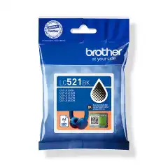 Brother Blekkpatron LC-521BK Sort (500 sider)
