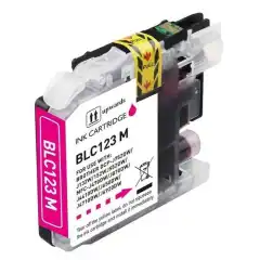 TB Blekkpatron LC-123 Magenta (10ml), erstatter Brother LC123M