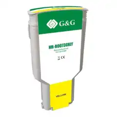 TB Blekkpatron 730 Gul Høykapasitet (300ml), erstatter HP P2V70A