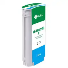 TB Blekkpatron 727 Cyan (130ml), erstatter HP B3P19A