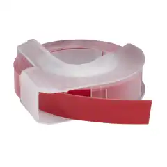 TB 520102 Embossing Tape Rød 9mm 3m, erstatter Dymo S0898150
