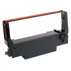TB Fargebånd Nylon Sort/Rød 12.7mm x 5m, erstatter Epson ERC30BR