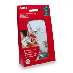 Apli Prislapp med tråd 28x43mm(100)