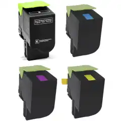 TB Tonerpakke Sort/Cyan/Magenta/Gul (2.000/3x1.400 sider)