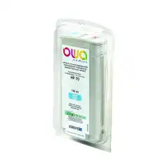 TB Blekkpatron No.70 Lys Cyan (130ml), erstatter HP C9390A