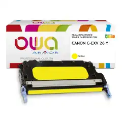 TB Toner C-EXV26Y Gul (6.000 sider), erstatter Canon 1657B006