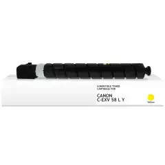 TB Toner C-EXV58L Gul (26.000 sider), erstatter Canon 3769C002
