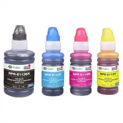 TB Blekkpatron Pakke No.113 Sort/CMY EcoTank (140ml/3x70ml)