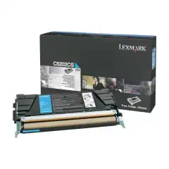 Lexmark Toner Cyan C5202CS (1.500 sider)