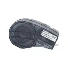TB Label Tape Sort på Hvit 12.7mm x 4.9M, erstatter Brady M21-500-499