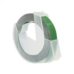 TB 520108 Embossing Tape Grønn 9mm 3m, erstatter Dymo S0898160
