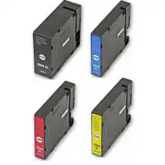 TB Blekkpatron Pakke PGI-2500 Sort/CMY EcoTank (74ml/3x20ml)