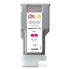 TB Blekkpatron PFI-321M Magenta (300ml), erstatter Canon 6269C001