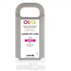 TB Blekkpatron PFI-3700M Magenta (700ml), erstatter Canon 6446C001